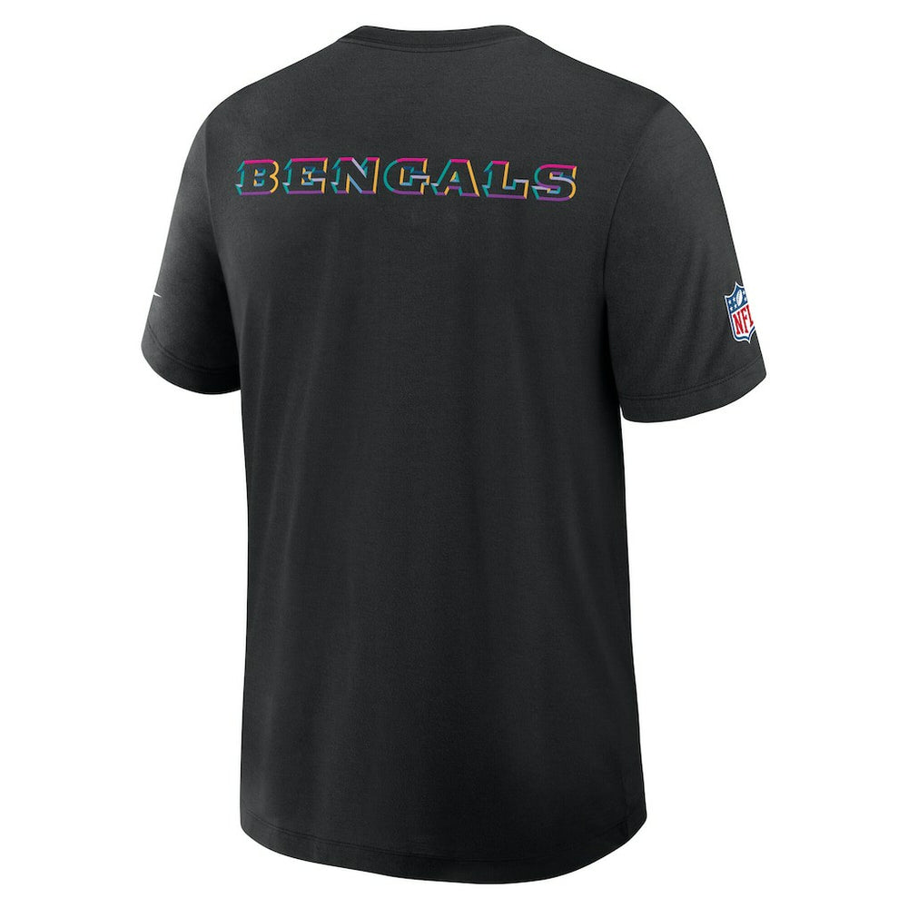 Cincinnati Bengals Nike 2025 NFL Crucial Catch Tri-Blend Dri-FIT T-Shirt