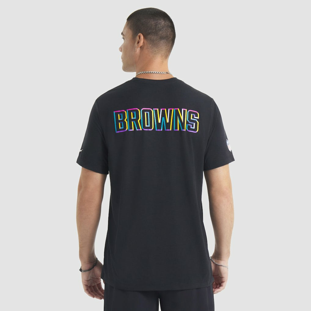 Cleveland Browns Nike 2025 NFL Crucial Catch Tri-Blend Dri-FIT T-Shirt