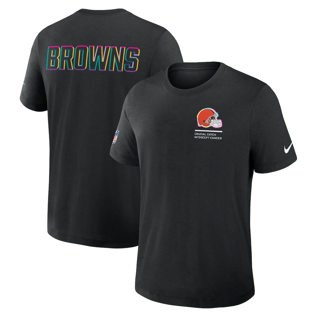 Cleveland Browns Nike 2025 NFL Crucial Catch Tri-Blend Dri-FIT T-Shirt