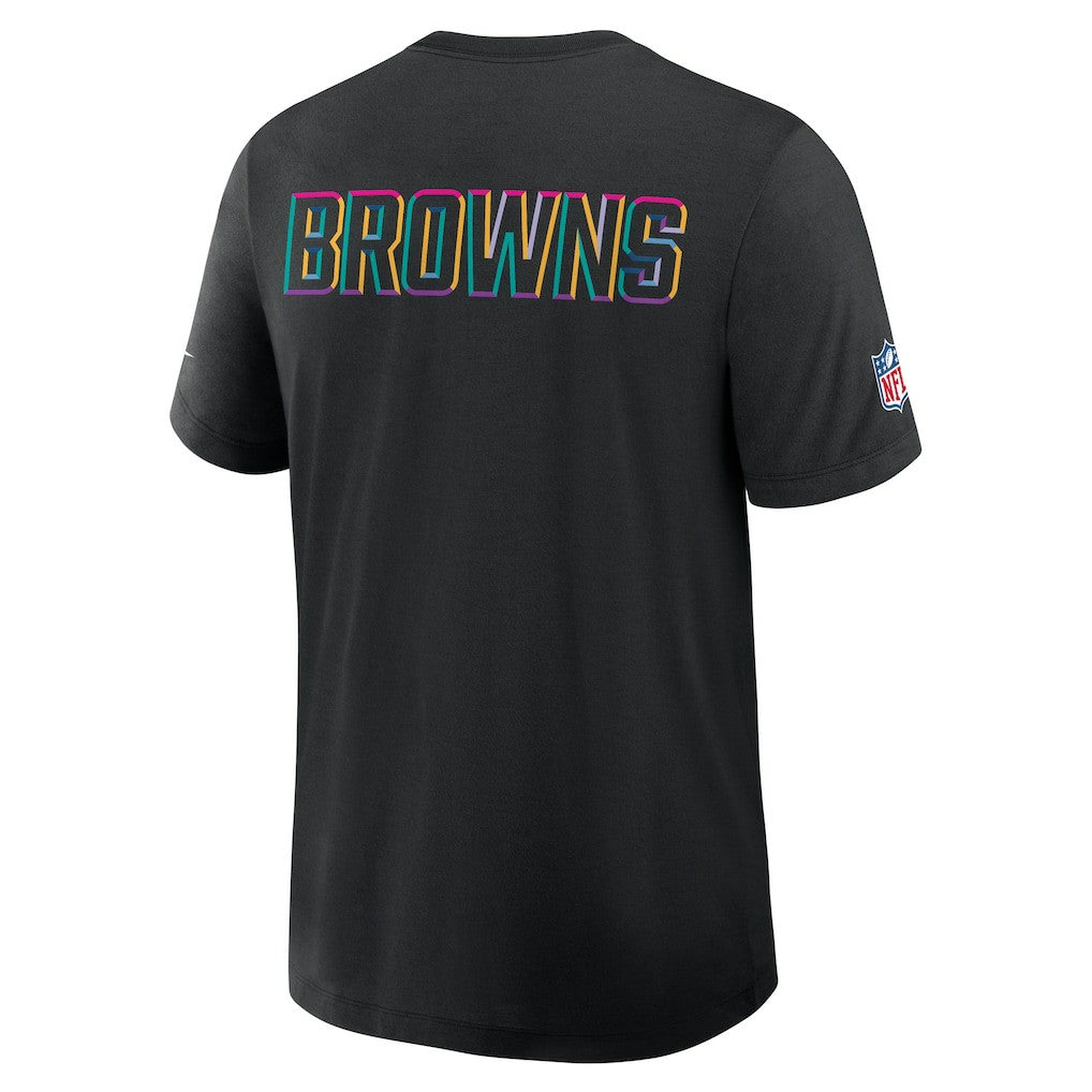 Cleveland Browns Nike 2025 NFL Crucial Catch Tri-Blend Dri-FIT T-Shirt