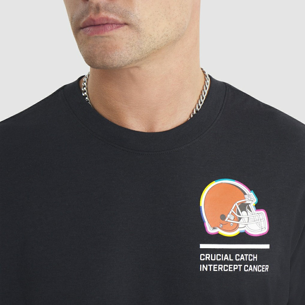 Cleveland Browns Nike 2025 NFL Crucial Catch Tri-Blend Dri-FIT T-Shirt