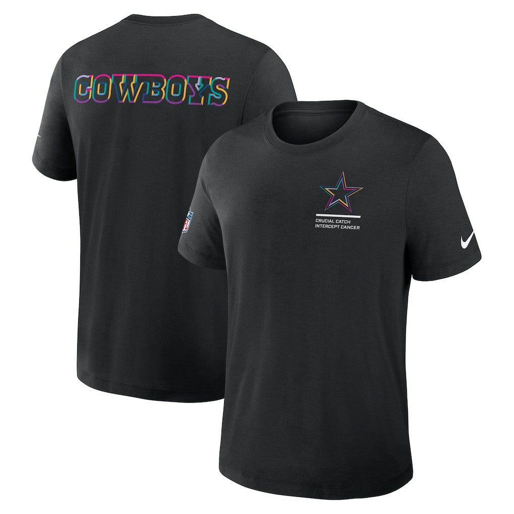 Dallas Cowboys Nike 2025 NFL Crucial Catch Tri-Blend Dri-FIT T-Shirt