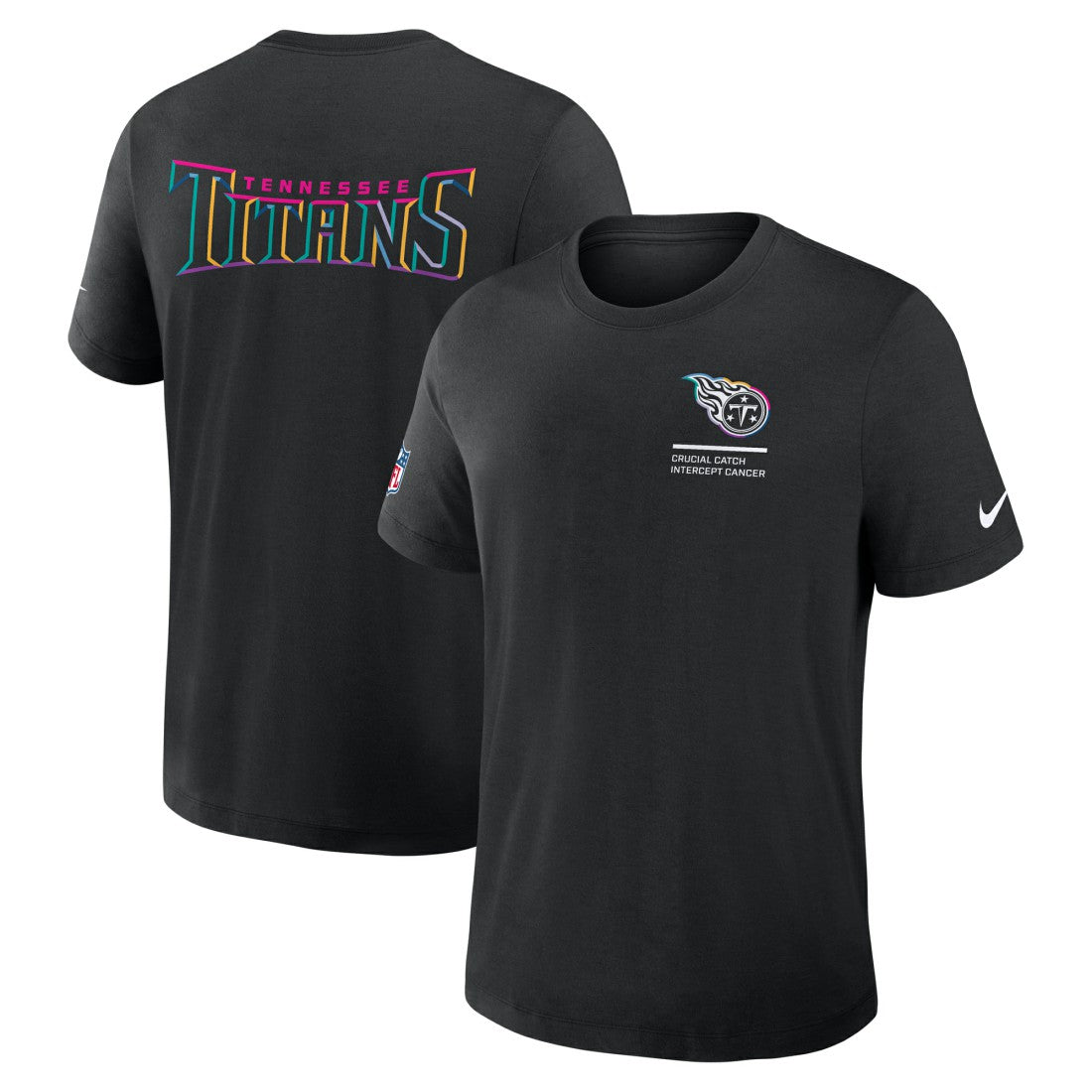 Tennessee Titans Nike 2025 NFL Crucial Catch Tri-Blend Dri-FIT T-Shirt