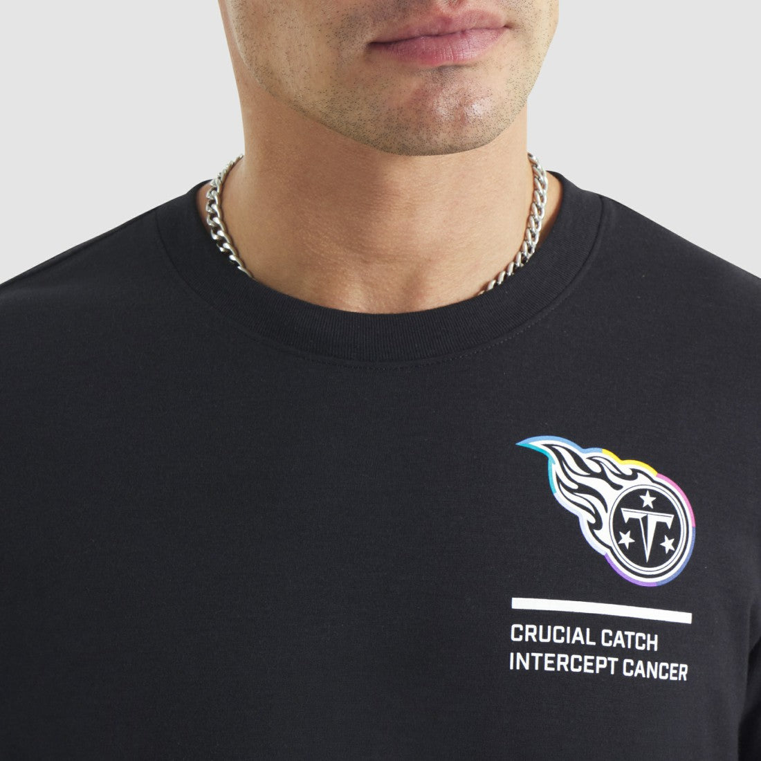 Tennessee Titans Nike 2025 NFL Crucial Catch Tri-Blend Dri-FIT T-Shirt
