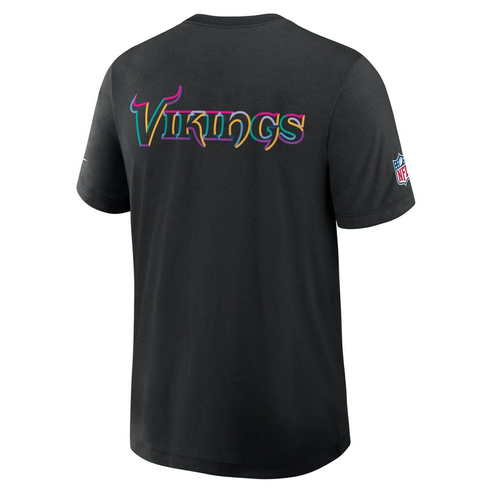 Minnesota Vikings Nike 2025 NFL Crucial Catch Tri-Blend Dri-FIT T-Shirt