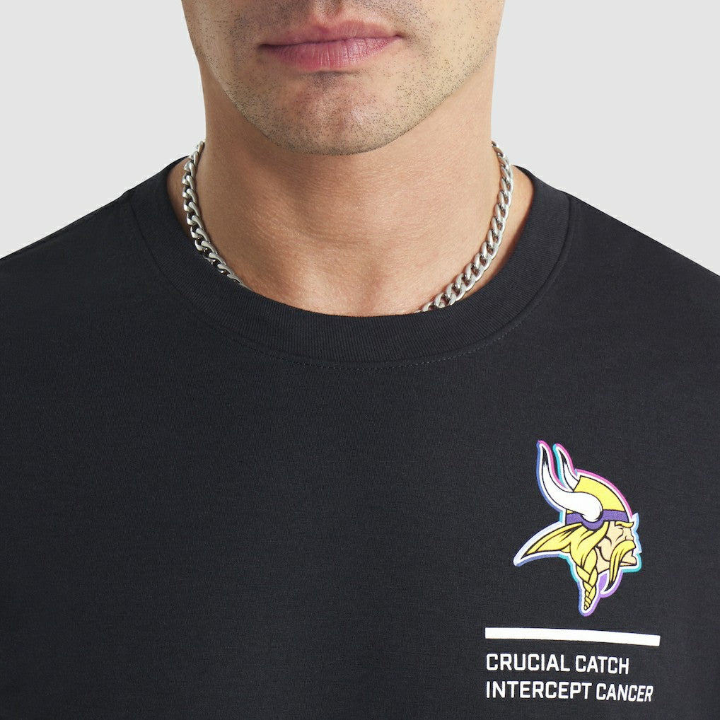 Minnesota Vikings Nike 2025 NFL Crucial Catch Tri-Blend Dri-FIT T-Shirt