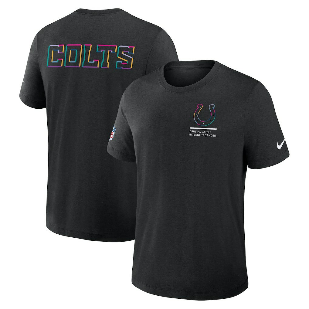 Indianapolis Colts Nike 2025 NFL Crucial Catch Tri-Blend Dri-FIT T-Shirt