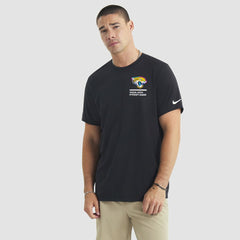Jacksonville Jaguars Nike 2025 NFL Crucial Catch Tri-Blend Dri-FIT T-Shirt