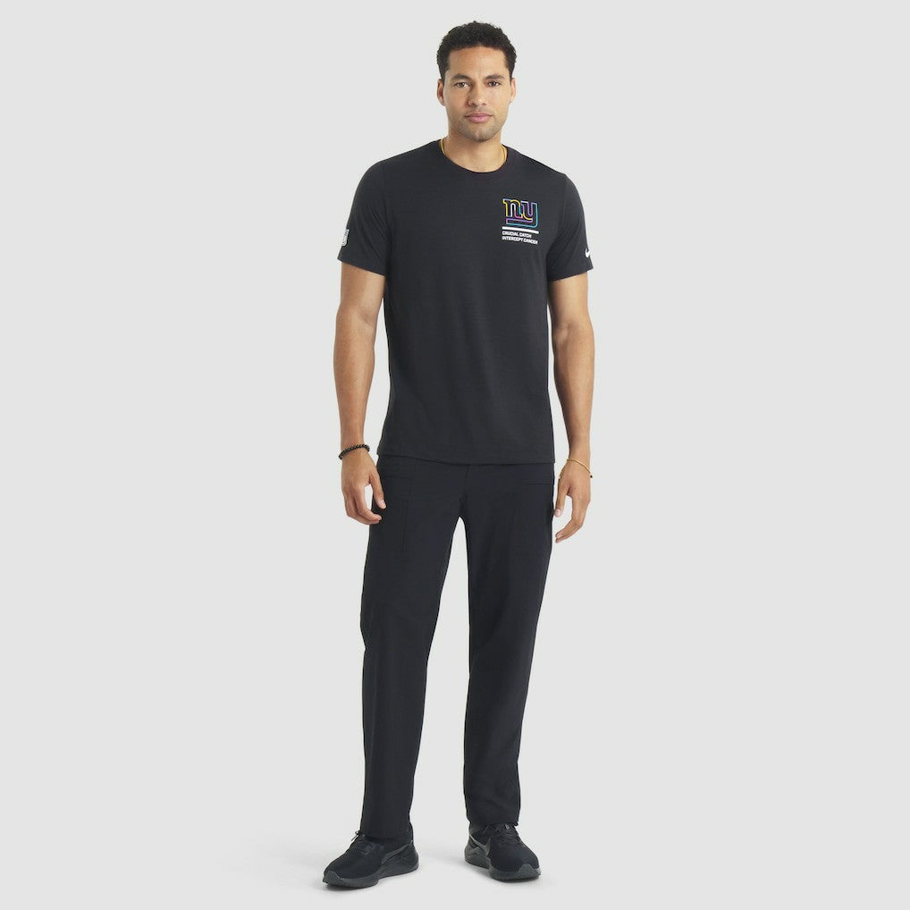 New York Giants Nike 2025 NFL Crucial Catch Tri-Blend Dri-FIT T-Shirt