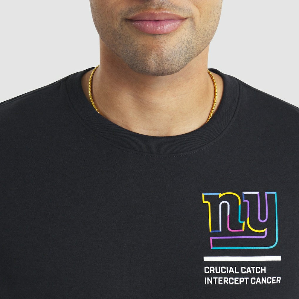 New York Giants Nike 2025 NFL Crucial Catch Tri-Blend Dri-FIT T-Shirt