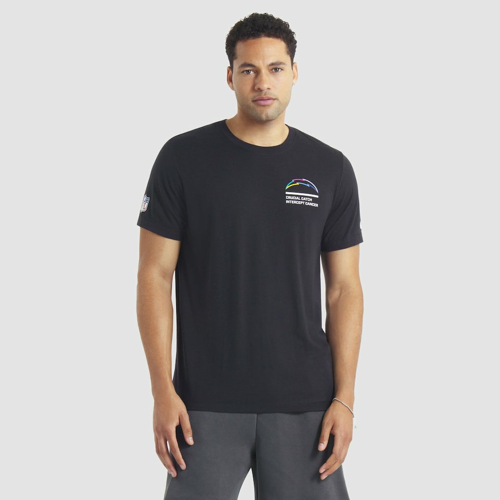Los Angeles Chargers Nike 2025 NFL Crucial Catch Tri-Blend Dri-FIT T-Shirt