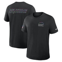 Los Angeles Chargers Nike 2025 NFL Crucial Catch Tri-Blend Dri-FIT T-Shirt