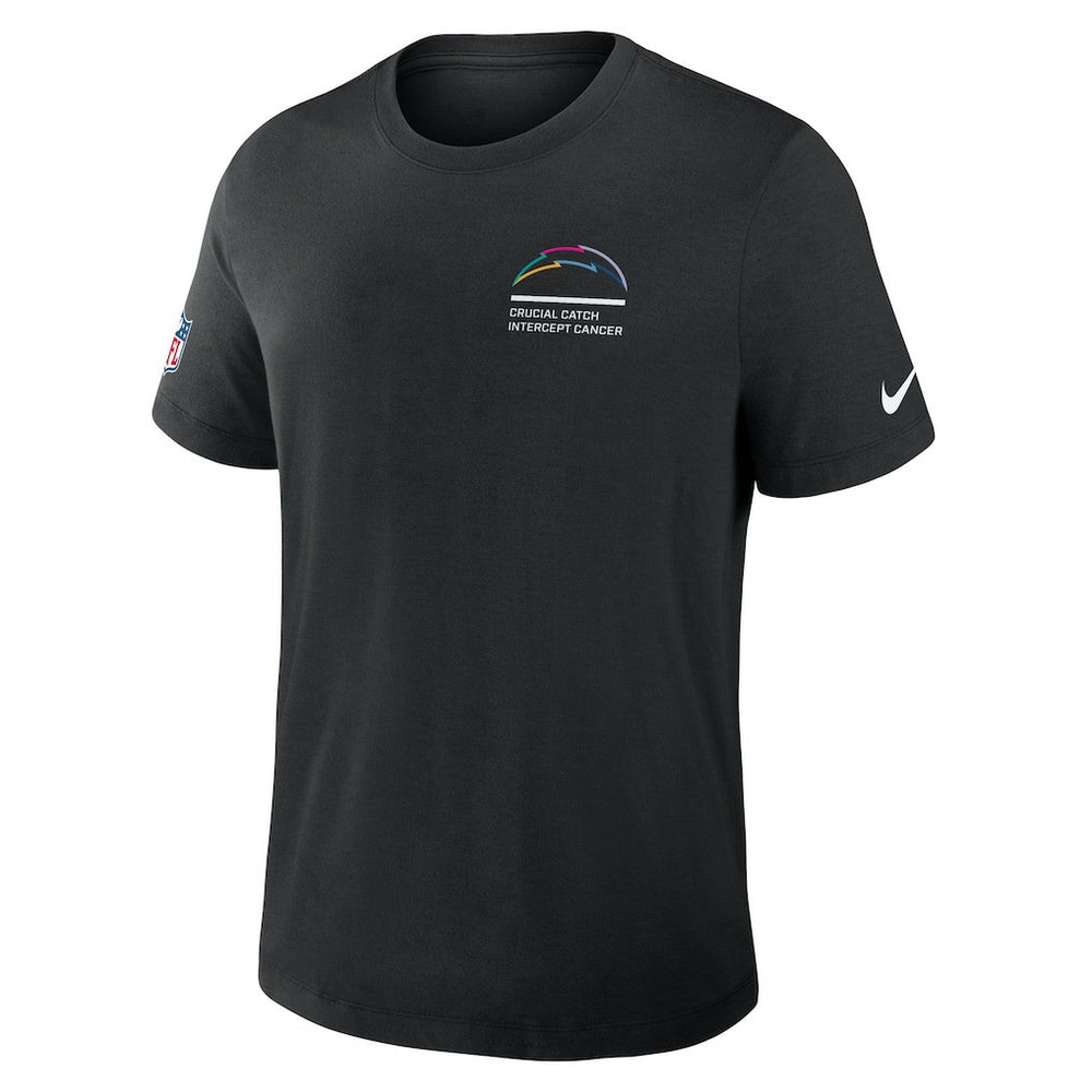 Los Angeles Chargers Nike 2025 NFL Crucial Catch Tri-Blend Dri-FIT T-Shirt