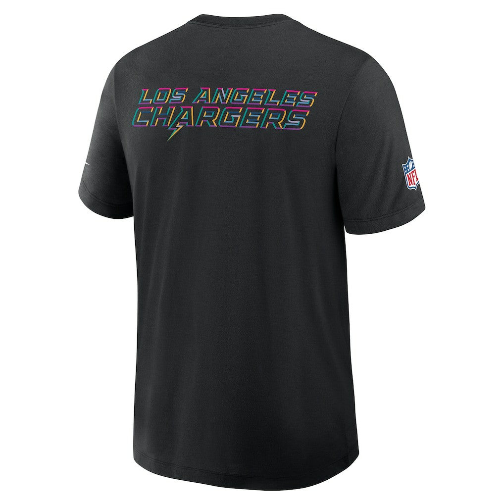 Los Angeles Chargers Nike 2025 NFL Crucial Catch Tri-Blend Dri-FIT T-Shirt