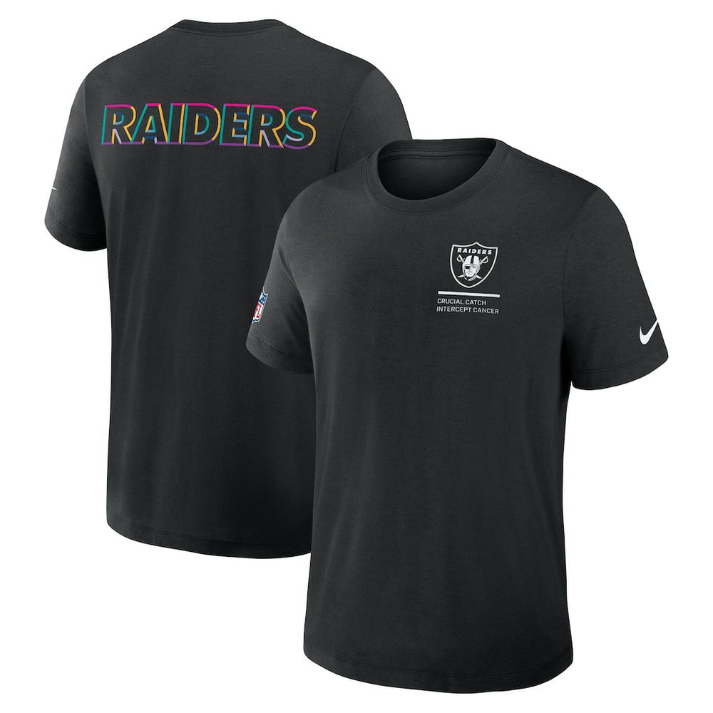Las Vegas Raiders Nike 2025 NFL Crucial Catch Tri-Blend Dri-FIT T-Shirt