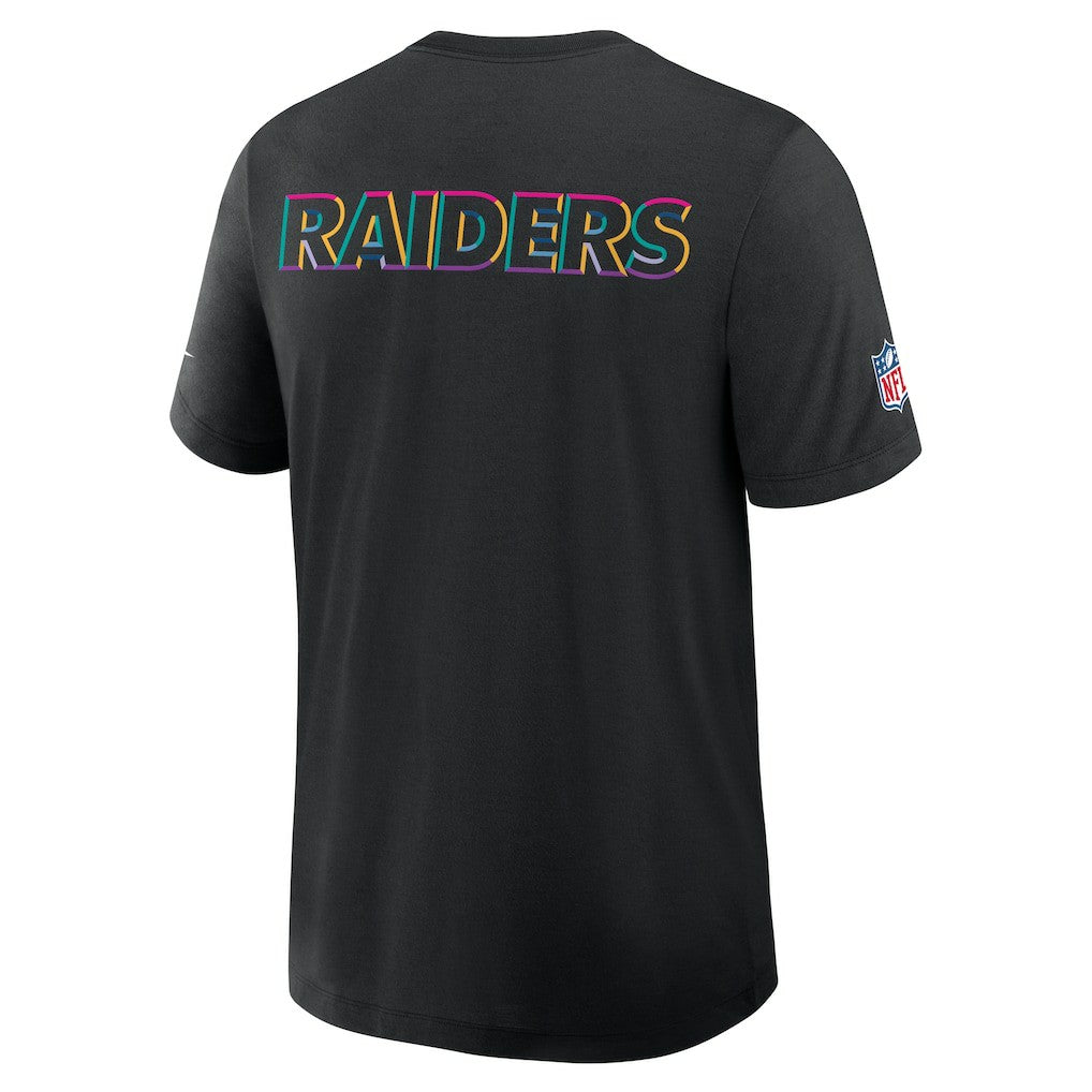 Las Vegas Raiders Nike 2025 NFL Crucial Catch Tri-Blend Dri-FIT T-Shirt