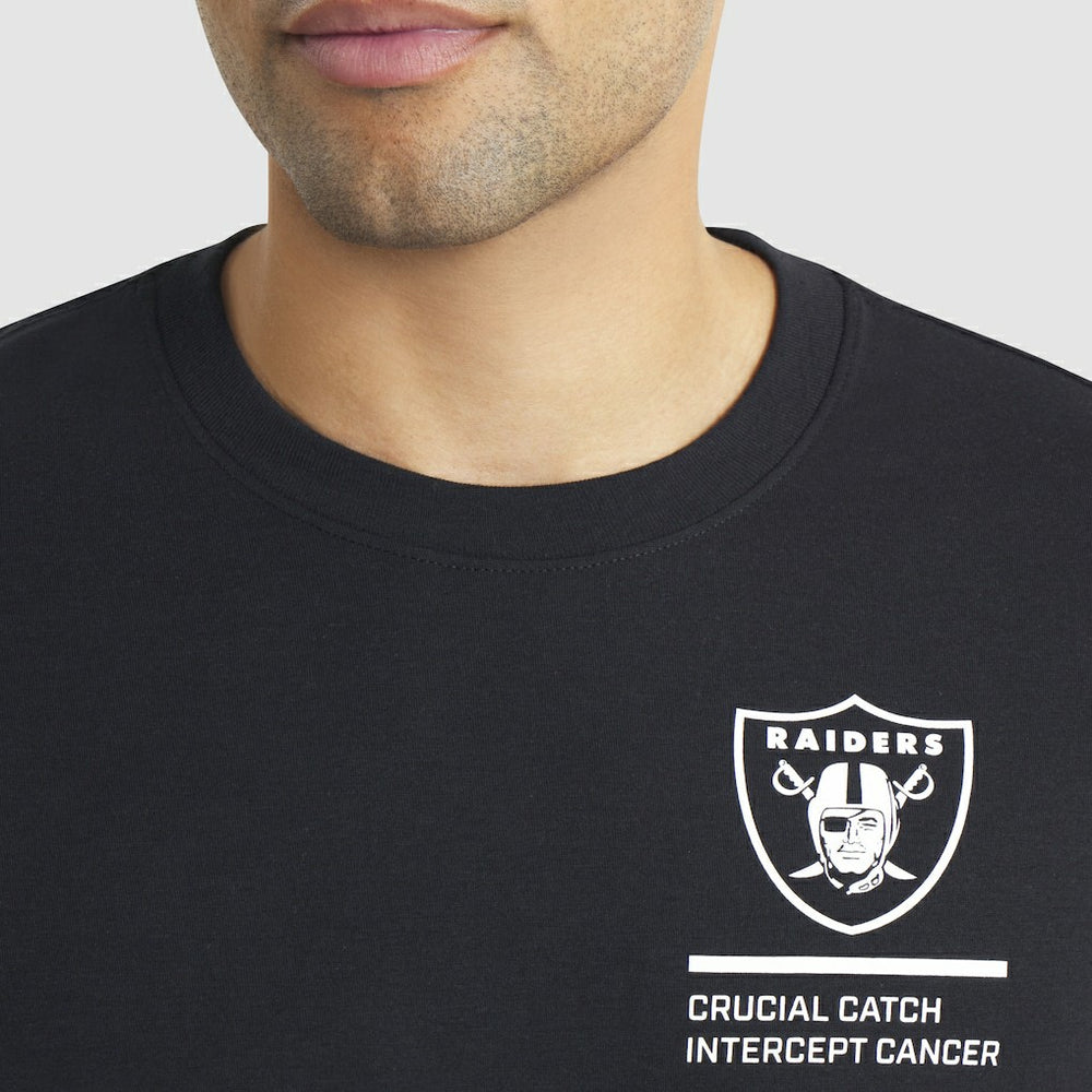 Las Vegas Raiders Nike 2025 NFL Crucial Catch Tri-Blend Dri-FIT T-Shirt