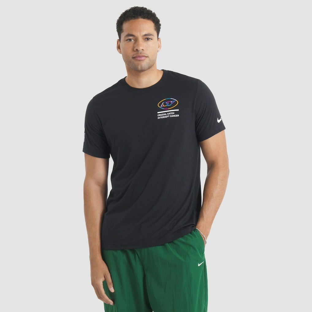 New York Jets Nike 2025 NFL Crucial Catch Tri-Blend Dri-FIT T-Shirt