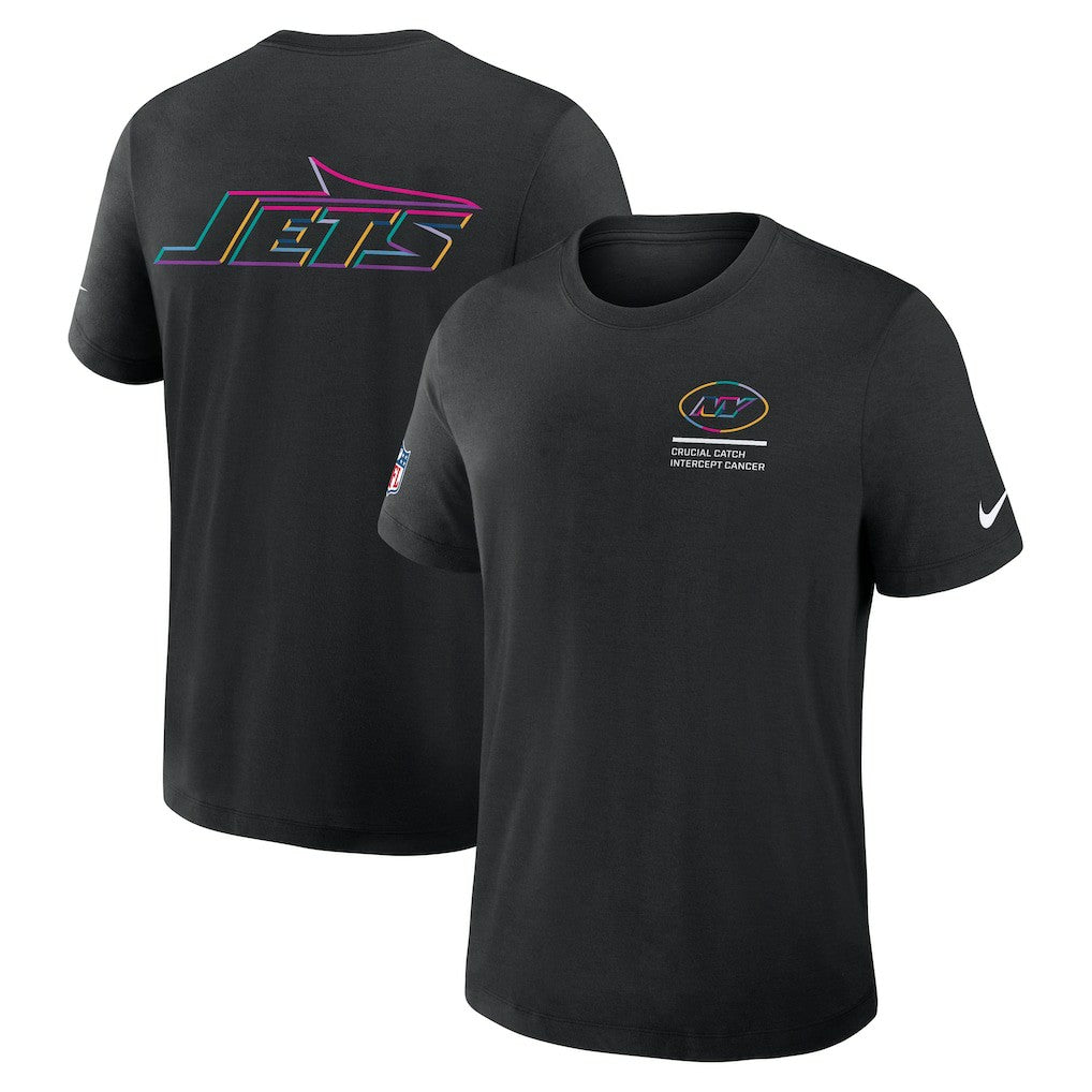 New York Jets Nike 2025 NFL Crucial Catch Tri-Blend Dri-FIT T-Shirt