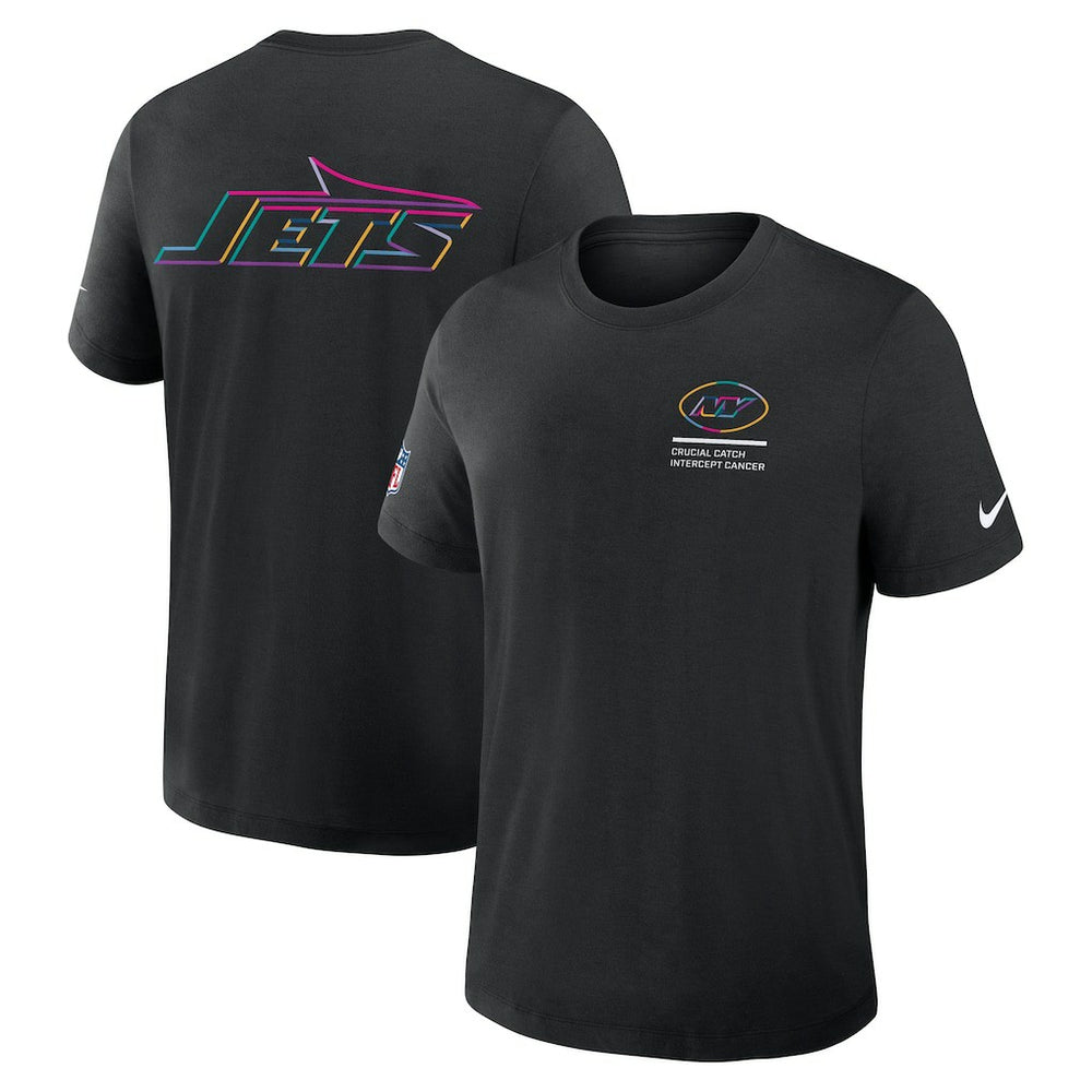 New York Jets Nike 2025 NFL Crucial Catch Tri-Blend Dri-FIT T-Shirt