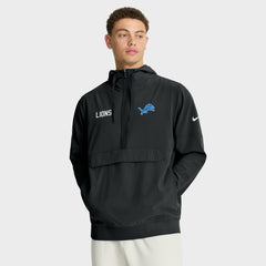Detroit Lions Nike Sideline Alt Pack Anorak Half-Zip Hoodie Jacket