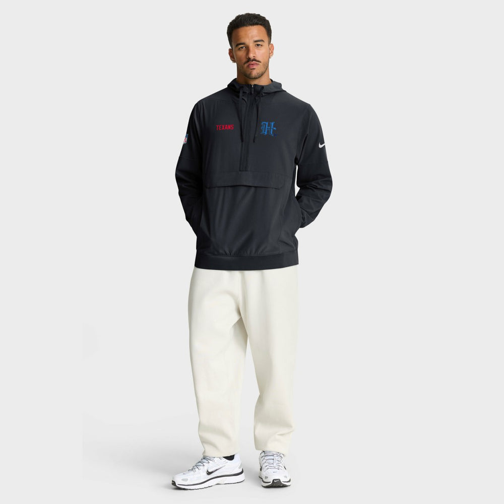 Houston Texans Nike Sideline Alt Pack Anorak Half-Zip Hoodie Jacket
