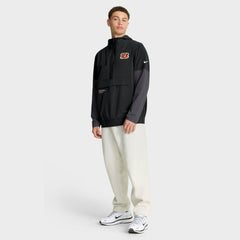 Cincinnati Bengals Nike Sideline Anorak Half-Zip Hoodie Jacket