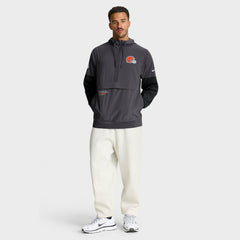 Cleveland Browns Nike Sideline Anorak Half-Zip Hoodie Jacket