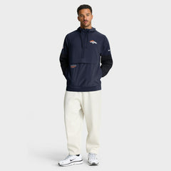 Denver Broncos Nike Sideline Anorak Half-Zip Hoodie Jacket