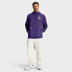 Minnesota Vikings Nike Sideline Anorak Half-Zip Hoodie Jacket