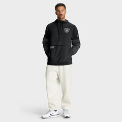 Las Vegas Raiders Nike Sideline Anorak Half-Zip Hoodie Jacket
