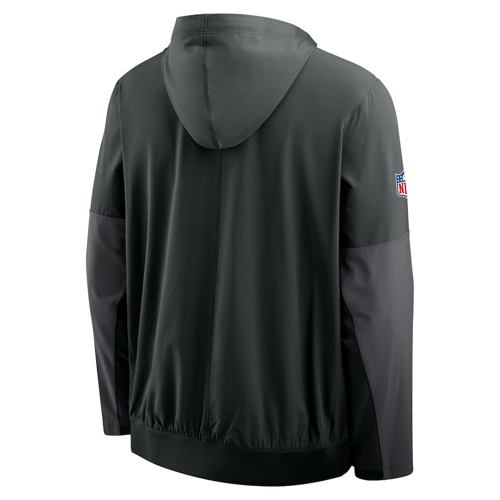 Las Vegas Raiders Nike Sideline Anorak Half-Zip Hoodie Jacket