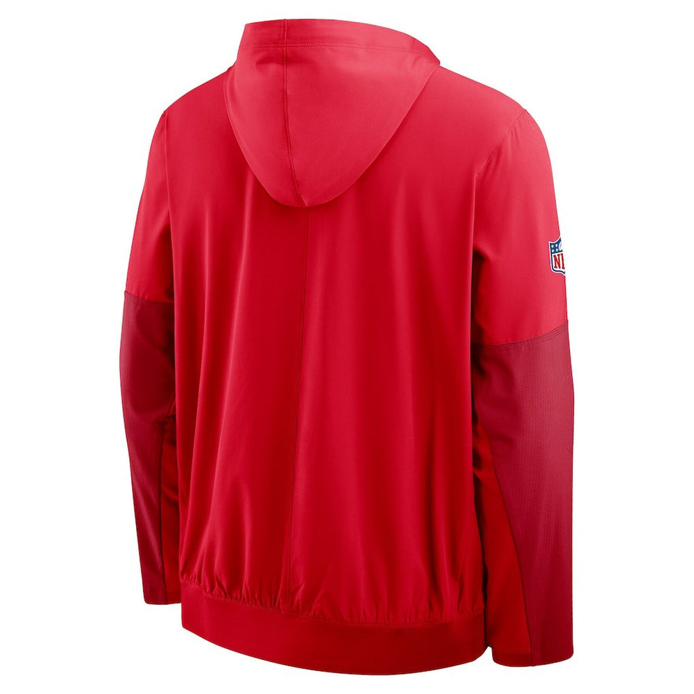Kansas City Chiefs Nike Sideline Anorak Half-Zip Hoodie Jacket