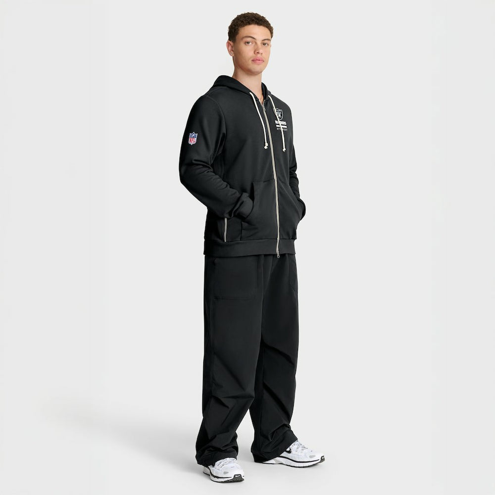 Las Vegas Raiders Nike Sideline Standard Issue Utility Player Dri-FIT Full-Zip Hoodie