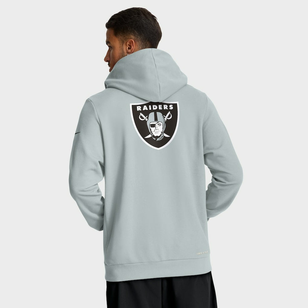 Las Vegas Raiders Nike Sideline Standard Issue Utility Player Dri-FIT Full-Zip Hoodie
