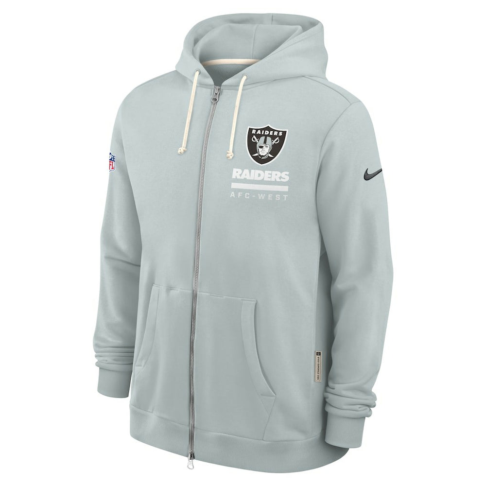 Las Vegas Raiders Nike Sideline Standard Issue Utility Player Dri-FIT Full-Zip Hoodie