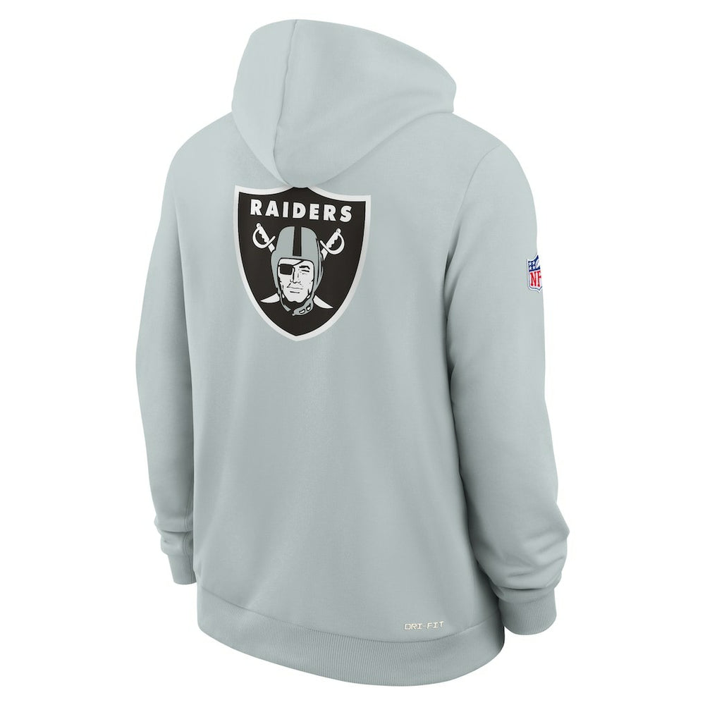 Las Vegas Raiders Nike Sideline Standard Issue Utility Player Dri-FIT Full-Zip Hoodie