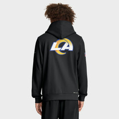 Los Angeles Rams Nike Sideline Standard Issue Utility Player Dri-FIT Full-Zip Hoodie