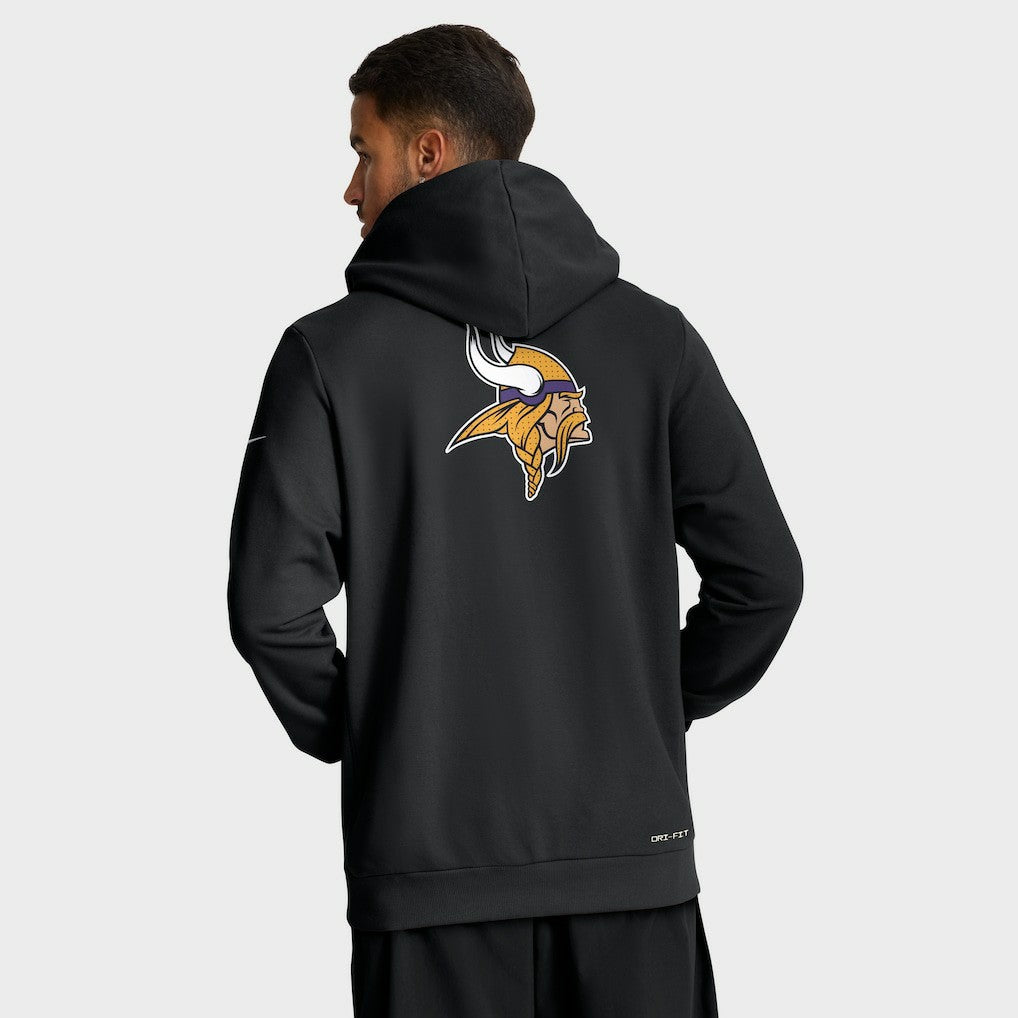 Minnesota Vikings Nike Sideline Standard Issue Utility Player Dri-FIT Full-Zip Hoodie