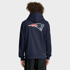 New England Patriots Nike Sideline Standard Issue Utility Player Dri-FIT Full-Zip Hoodie