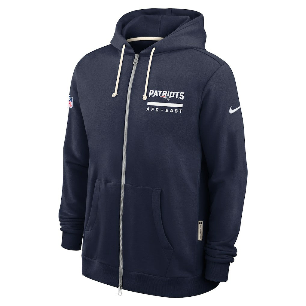 New England Patriots Nike Sideline Standard Issue Utility Player Dri-FIT Full-Zip Hoodie
