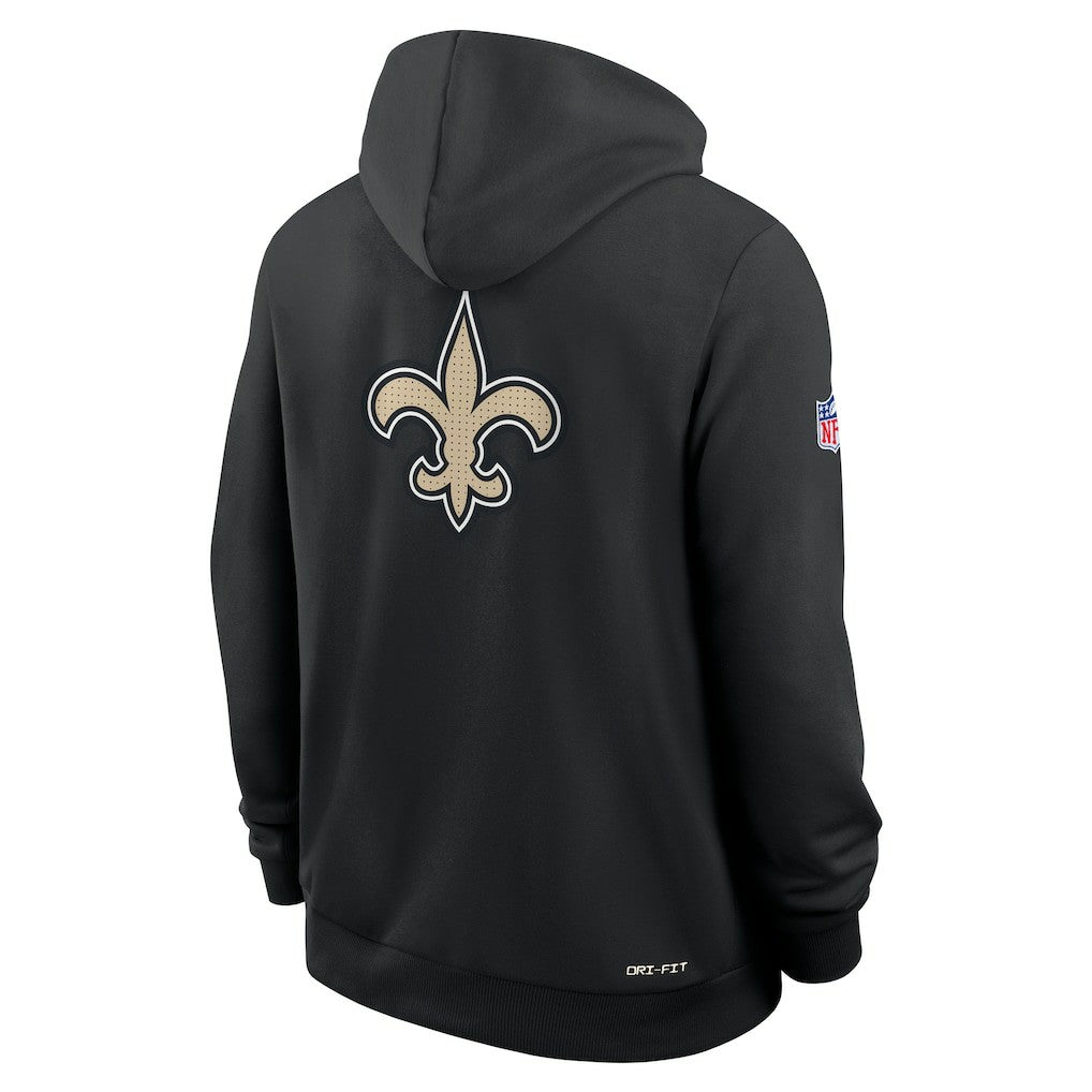 New Orleans Saints Nike Sideline Standard Issue Utility Player Dri-FIT Full-Zip Hoodie