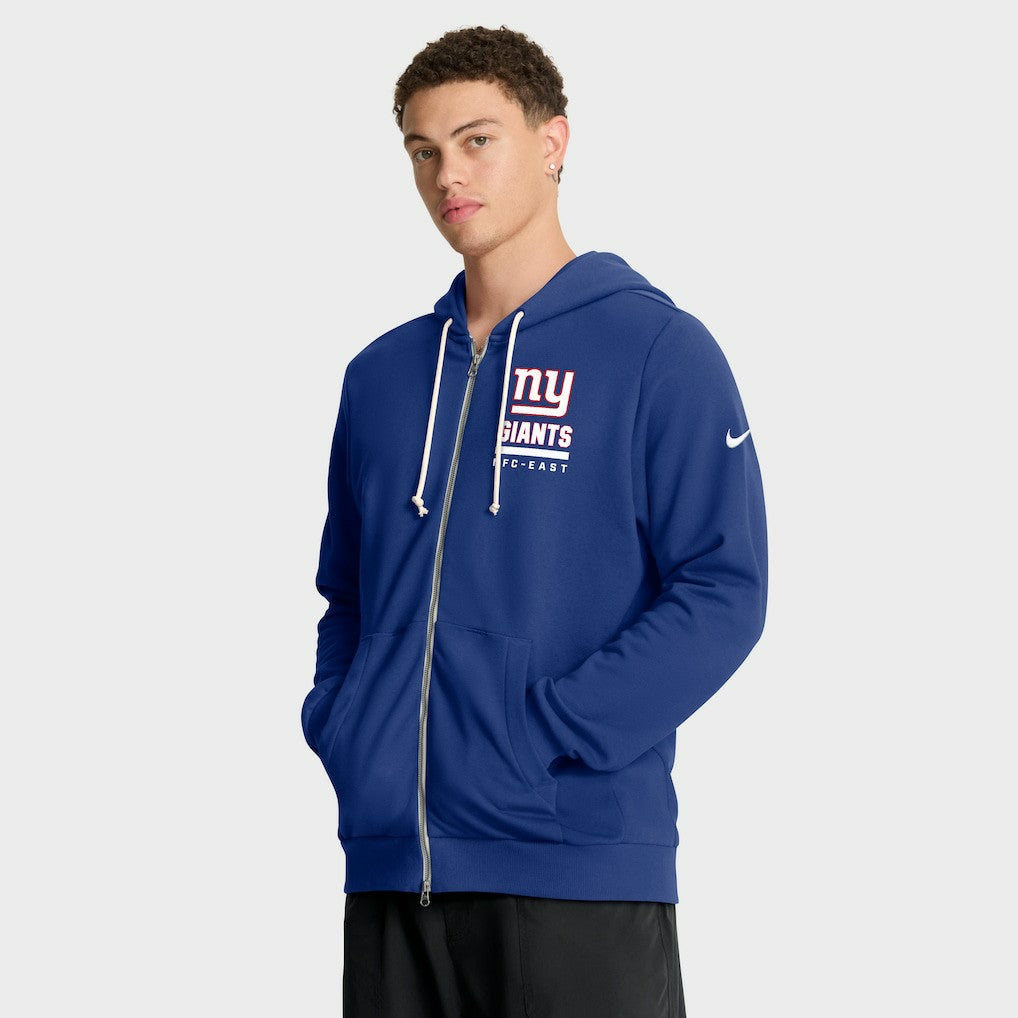 New York Giants Nike Sideline Standard Issue Utility Player Dri-FIT Full-Zip Hoodie