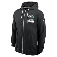 New York Jets Nike Sideline Standard Issue Utility Player Dri-FIT Full-Zip Hoodie