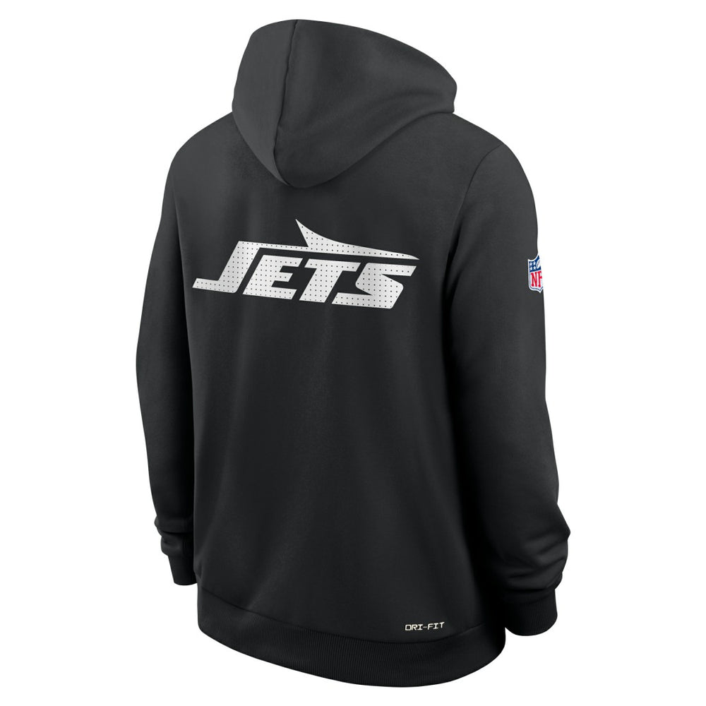 New York Jets Nike Sideline Standard Issue Utility Player Dri-FIT Full-Zip Hoodie