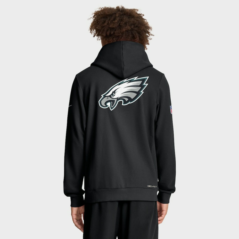 Philadelphia Eagles Nike Sideline Standard Issue Utility Player Dri-FIT Full-Zip Hoodie