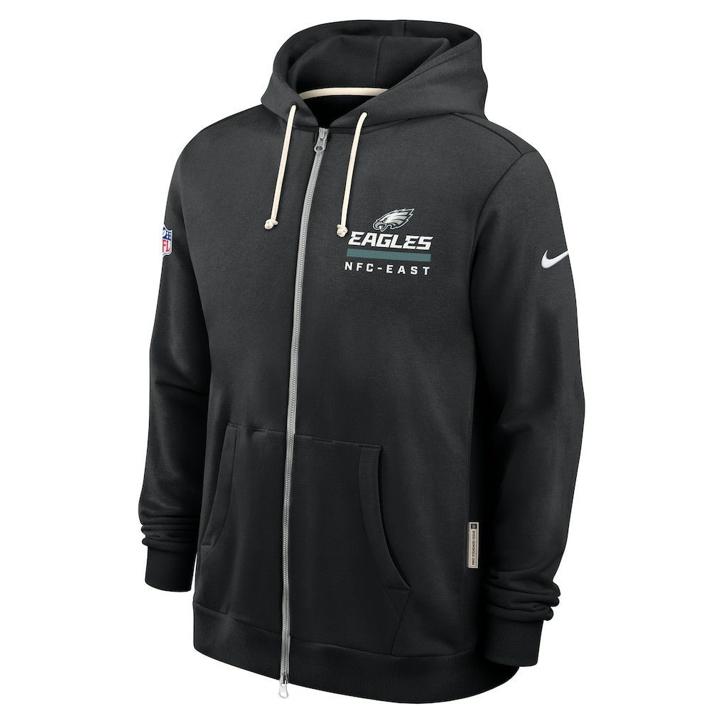 Philadelphia Eagles Nike Sideline Standard Issue Utility Player Dri-FIT Full-Zip Hoodie