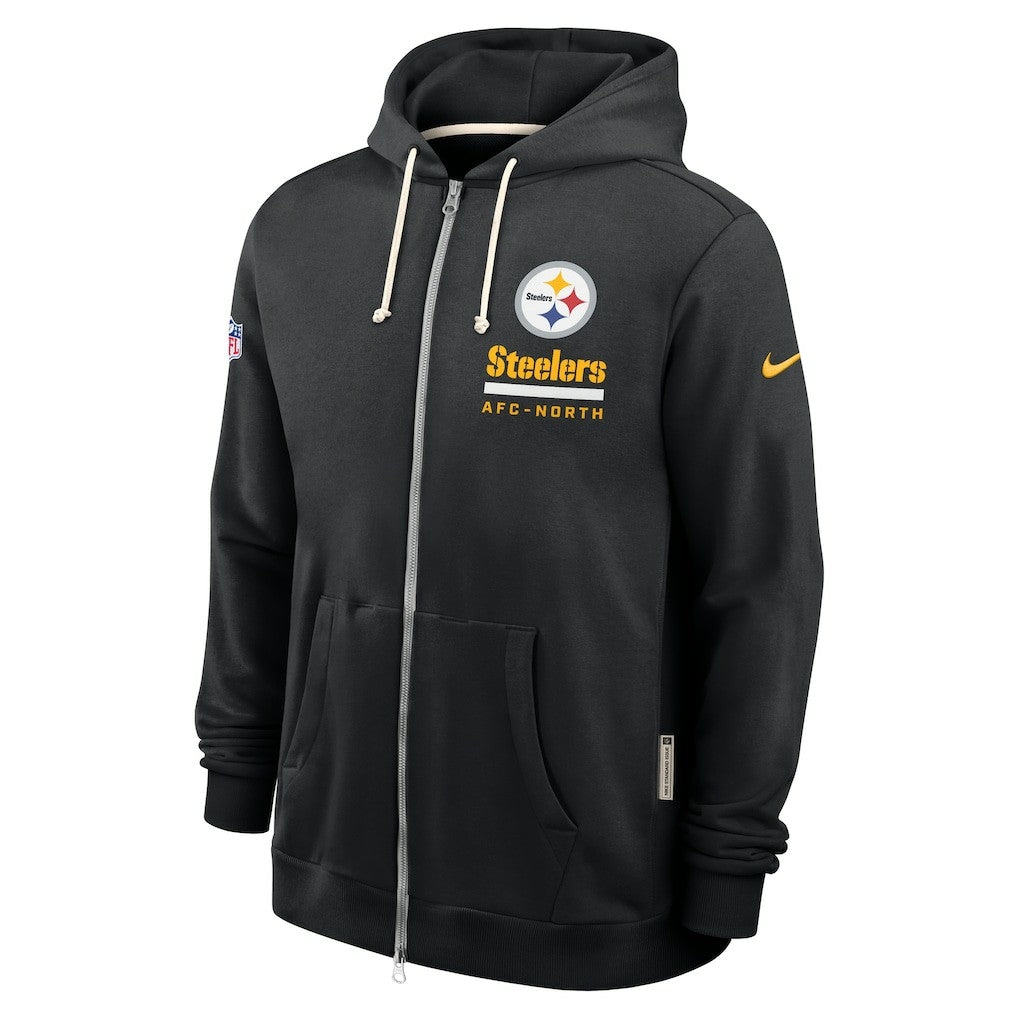 Pittsburgh Steelers Nike Sideline Standard Issue Utility Player Dri-FIT Full-Zip Hoodie