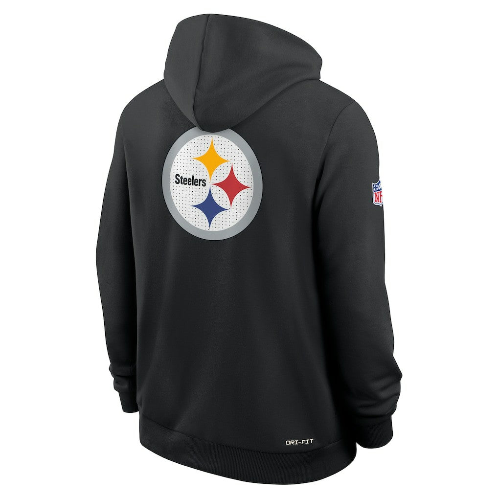 Pittsburgh Steelers Nike Sideline Standard Issue Utility Player Dri-FIT Full-Zip Hoodie