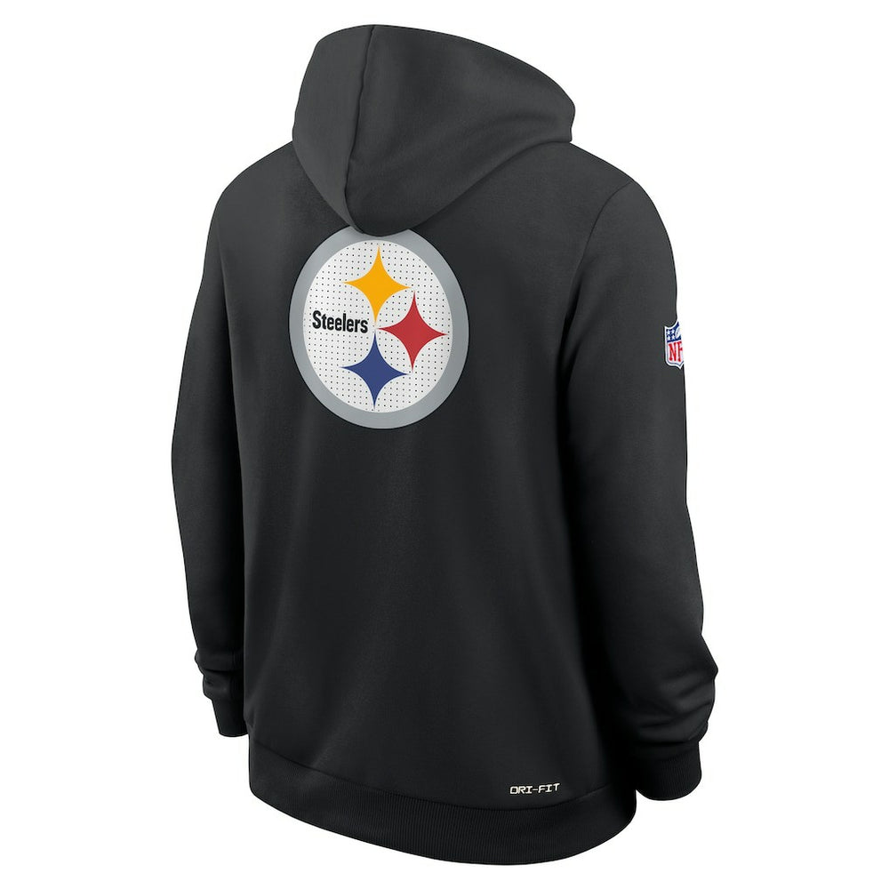 Pittsburgh Steelers Nike Sideline Standard Issue Utility Player Dri-FIT Full-Zip Hoodie